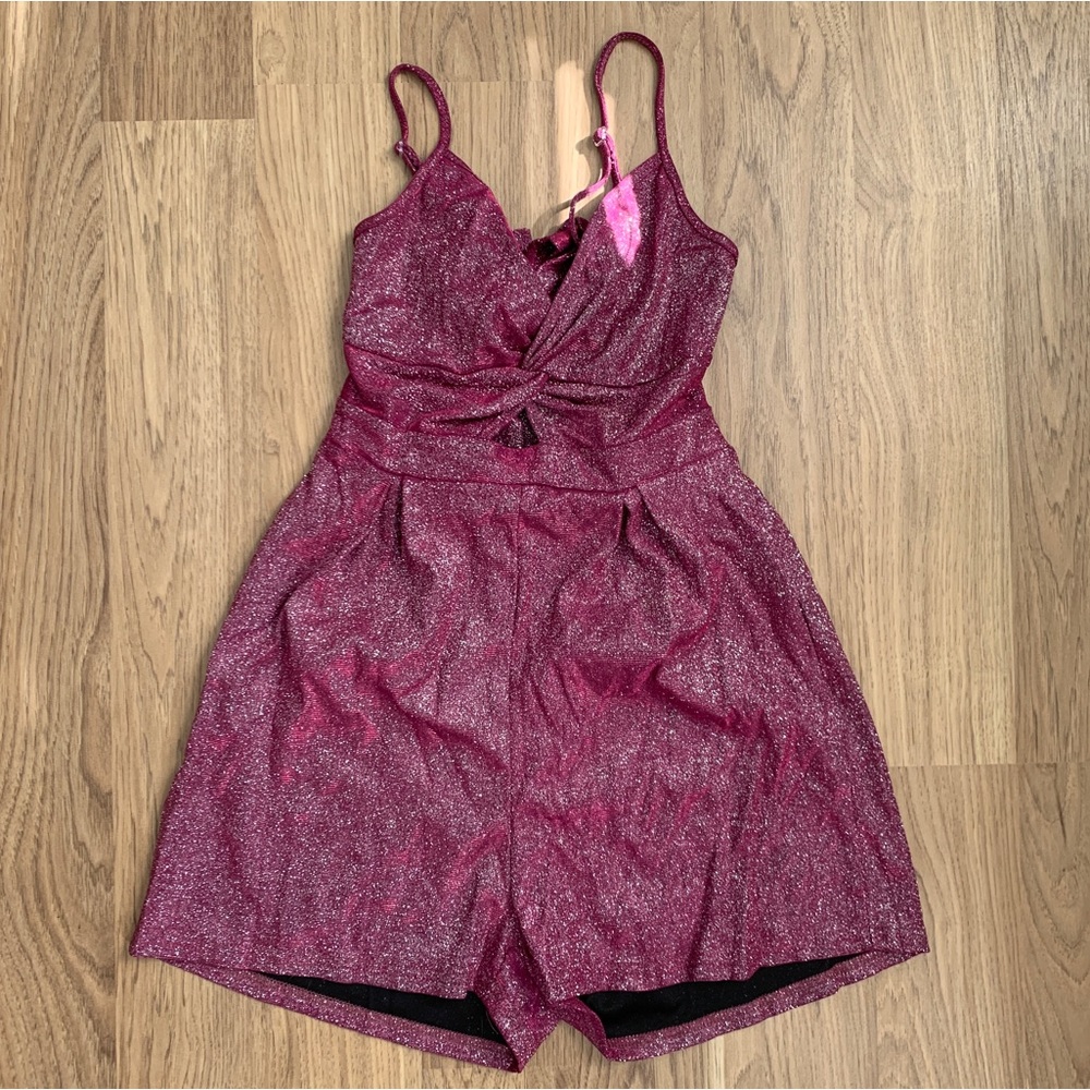Pink Sparkly Romper